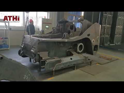 Q37 tunnel pass through shot blasting machine