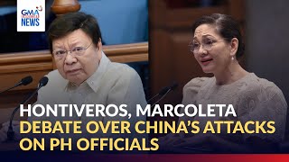 Hontiveros, Marcoleta debate over China’s attacks on PH officials | GMA Integrated News