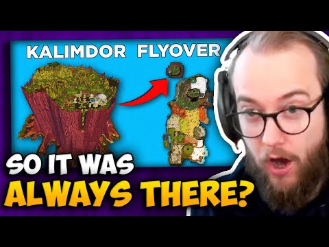 Flying Over Vanilla WoW – Kalimdor Map Revealed - Guzu Reacts