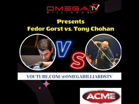 Fedor Gorst VS Tony Chohan - One Pocket match @ The Michael Montgomery Memorial Tournament.  Share!!