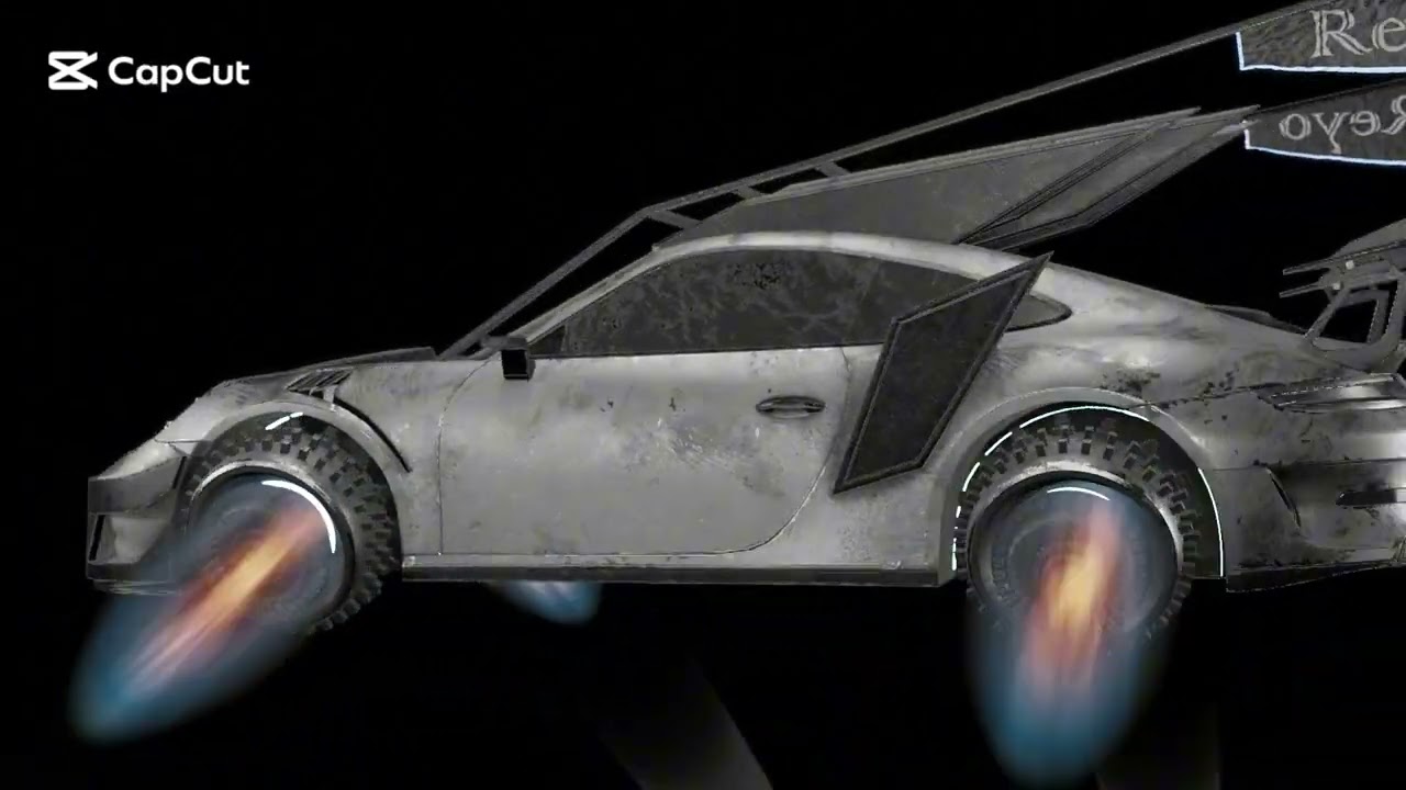 保时捷 911 GT3 未来游戏车 3D 模型