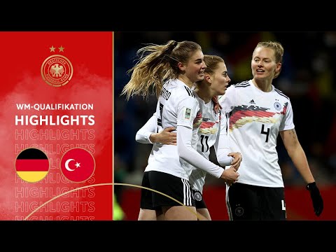 8:0-Machtdemonstration! | Deutschland - Türkei 8:0 | Highlights | Frauen | WM Quali