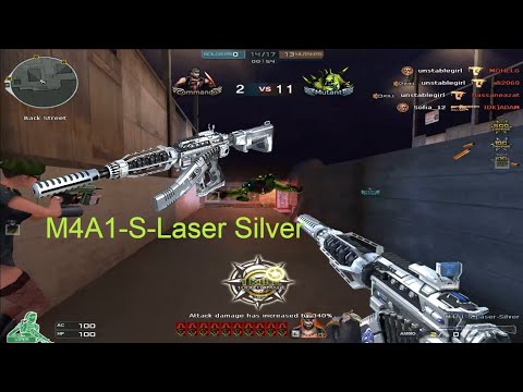 [CrossFire West] M4A1-S-Laser Silver - Hero Mode X V4