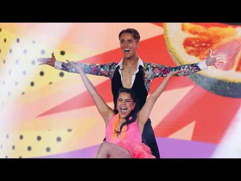 Arantxa Alvarez och Axel Jehrlander dansar en jive i jubileumsavsni…  | Let’s Dance | TV4 & TV4 Play