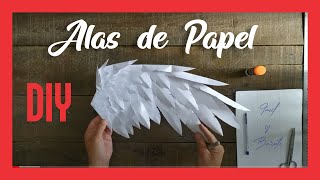 Como Hacer Alas de Papel - DIY