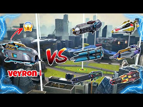 [WR] 🔥[Nerf] Veyron VS Maha-Vajra, Glaive, Gargantua, Dazzler,Basilisk Weapon Comparison|War Robots|