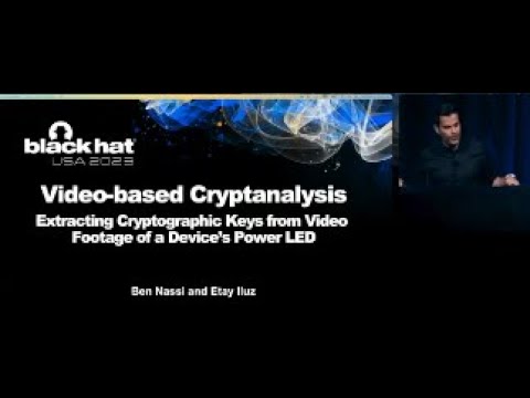 Video-Based Cryptanalysis: Recovering Cryptographic Keys from Device Using Video of Power LED