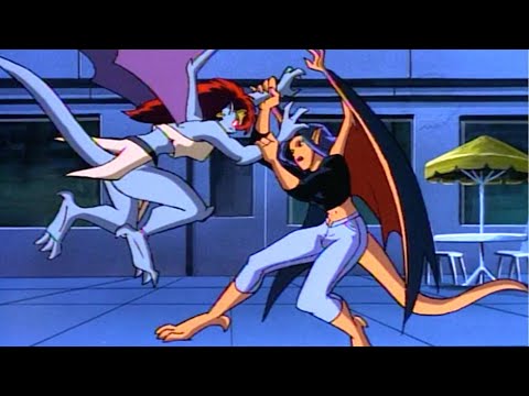 Elisa Maza vs. Demona [Gargoyles - S2E05 - "The Mirror"]