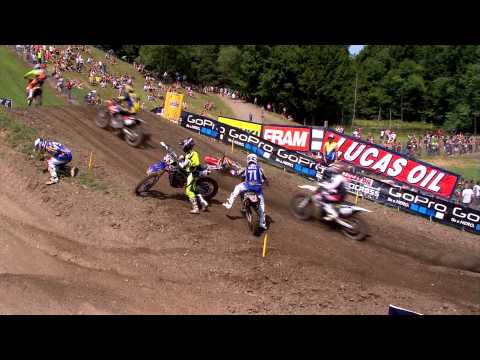 Unadilla 250 Moto 1: Zach Osborne Crash