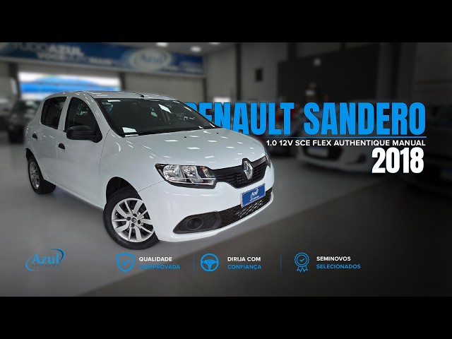 Vídeo RENAULT SANDERO 1.0 12V SCE FLEX AUTHENTIQUE MANUAL