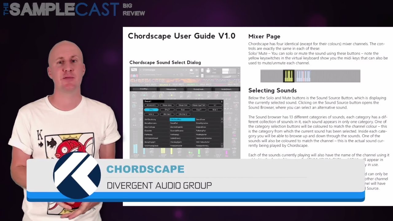 Divergent Audio Group - Chordscape - The Samplecast Big Review