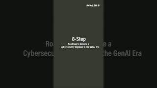 8-Step Cybersecurity Engineer Roadmap 2026 | GenAI Era | #shorts