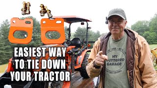Easiest Tractor Mod! JU Fabworks Tractor Tie Down Brackets for the B2601 and more! MCG Video #285