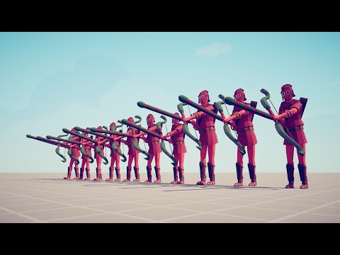 10x SNAKE ARCHERS vs EVERY UNIT - Totally Accurate Battle Simulator