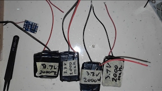 How To Recycle And Get Free 3.7V 2000mah Li-ion Rechargeable Battery From Old  Phone Batteries