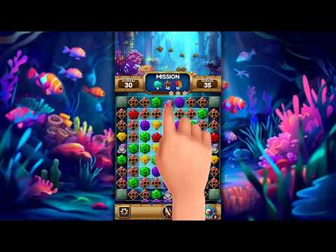 Jewel of Deep Sea - Pop & Blast Match 3 Puzzle Game V1 Landscape