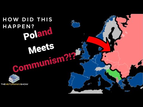 How did Poland become a Satellite State of the USSR after WW2 and the Start of the Cold War?