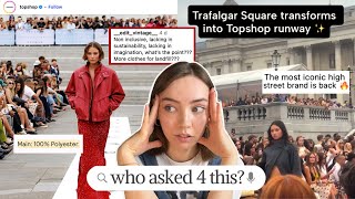 Topshop's big comeback is just selling us more fast fashion