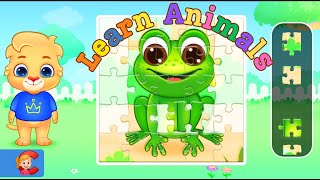Toddler Puzzles: Let's Learn Animals with Fun Jigsaw Puzzle Games! 🐘🦁