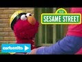 Sesame Street Elmo Learns To Ride A Scooter Cartoonito