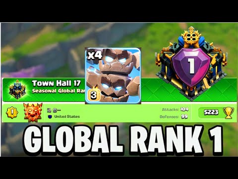 Rank 1 Th17 With Meteor Golem Army (Legend Push January Day 13)