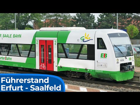Führerstandsmitfahrt: Erfurt - Saalfeld | Stadler RS 1 – RegioShuttle