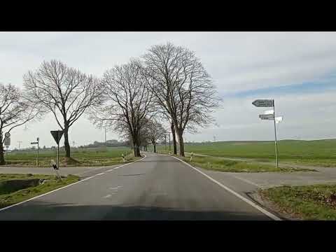 Driving along the City Wismar Germany