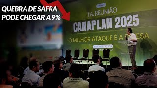 Perspectiva de safra da Canaplan aponta para quebra de produção na atual temporada