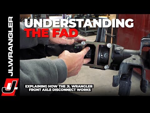 Jeep JL Wrangler FAD Explained by Dynatrac - How the Front Axle Disconnect Works