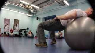 preview picture of video ''Yoga on the Ball' Session at Newton Abbot Sports Centre'