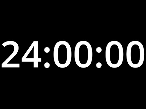 24 HOUR TIMER - No Sound - 24 HOUR COUNTDOWN