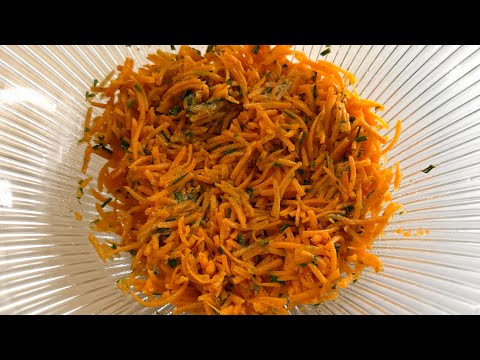 Recette des carottes Rapée 🥕 simple et bon #carottes #recipe #salad