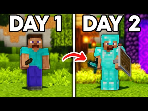 How to start a Minecraft Survival the Right Way - Beginners Ultimate Guide [2023]
