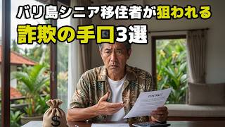 【気を付けて!】バリ島移住でシニアが狙われる詐欺の手口3選!投資・ヴィラ・なりすまし詐欺の裏側