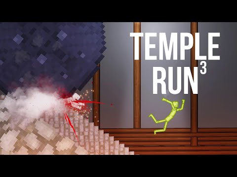 The Most Dangerous Deathrun Race #3 [Temple Run] People Playground vs Melon Playground