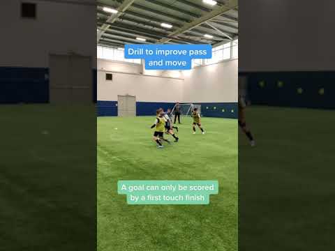 Soccer Pass & Move Drill #shorts