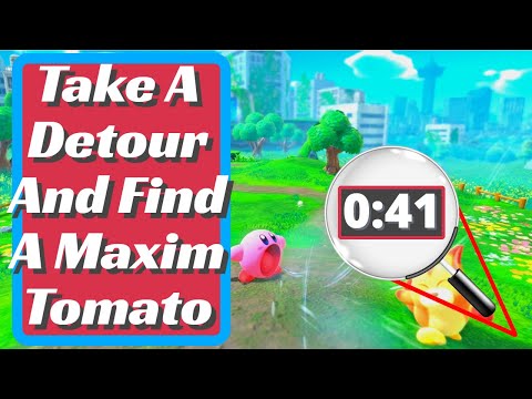 Take A Detour And Find A Maxim Tomato - Kirby And The Forgotten Land