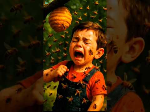 tl honey bee 🍯🐝 and the children weep #shorts #youtubeshorts #funny