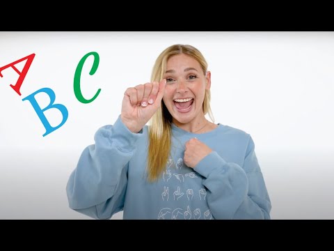 ABC SONG IN SIGN LANGUAGE (Gracie's Corner) [CC]