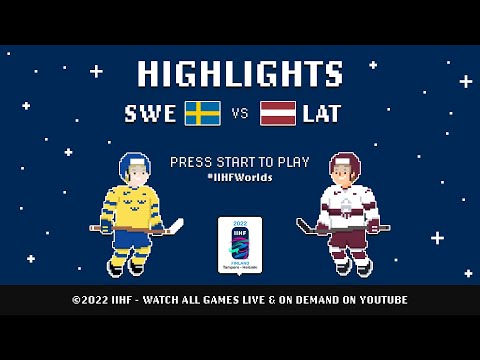 Highlights | Sweden vs. Latvia | 2022 #IIHFWorlds