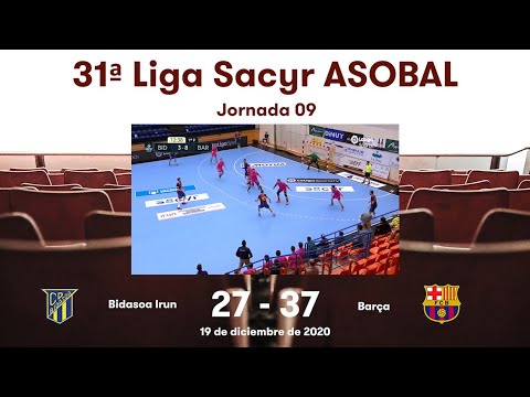 31ª Liga Sacyr ASOBAL J09: Bidasoa Irun - Barça 27-37