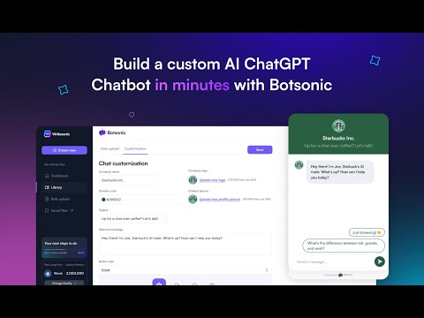 How to train ChatGPT on your data? Discover with Botsonic