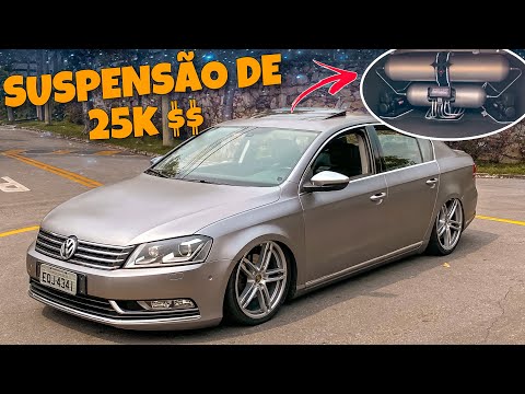 PASSAT CANHÃO COM 380CV, RODAS DE PORSCHE E SUSPENSÃO GRINGA!*gastou 70 mil*