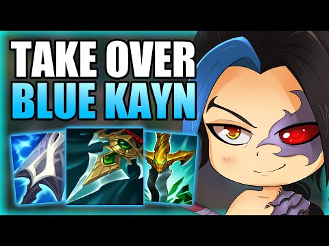 HOW TO PLAY BLUE KAYN JUNGLE & TAKE OVER THE GAME! - Best Build/Runes S+ Guide - League of Legends