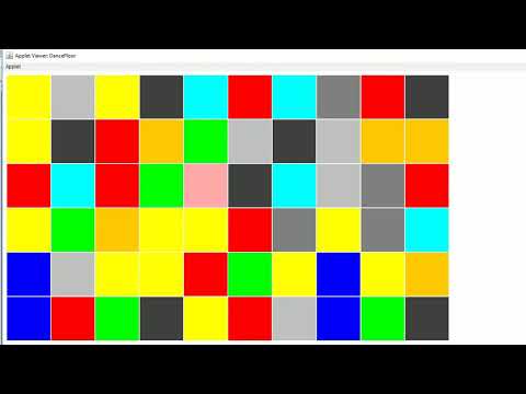 Dancefloor Using Java Applet
