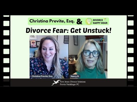Divorce Happy Hour Live! – Divorce Fear: Get Unstuck! with Nancy Burger Fear Strategist.