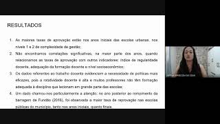 Análise das taxas de rendimento e indicadores contextuais nas escolas públicas de Mariana/MG