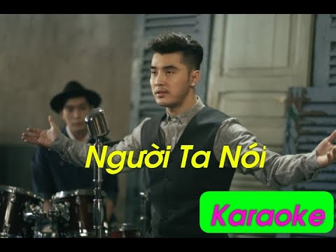 Karaoke | Người Ta Nói || Ưng Hoàng Phúc || Beat Chuẩn