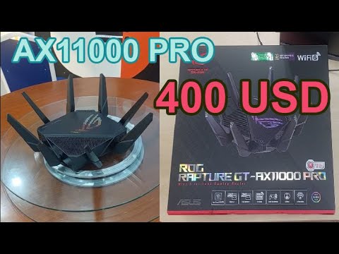 Unboxing and hands-on test of the ROG Rapture GT-AX11000 Pro - ultra-fast WiFi router!