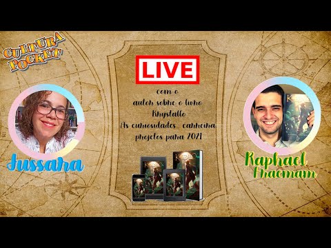 LIVE com Rafael Fraeman (13/01/21) - Autor do livro Krystallo: Jornada além das fronteiras